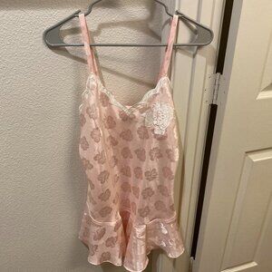 Gold Label Vintage 80s Victoria Secret Pinkl Chemise